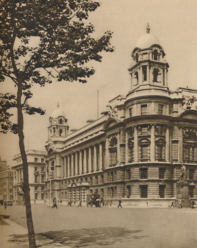 Het brein van de verdediging: Brits Ministerie van Oorlog in Whitehall, c1935 door Donald McLeish