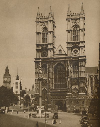 De Hand van Wren in de Structuur van Westminster Abbey, c1935 door Donald McLeish