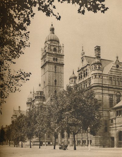 Waar de Universiteit van Londen kwartieren deelt met het Imperial Institute, ca. 1935 door Donald McLeish
