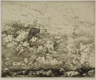 Boven de bergen, Zwitserland door Donald Shaw MacLaughlan