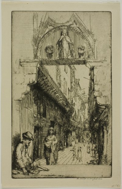 Calle del Paradiso door Donald Shaw MacLaughlan