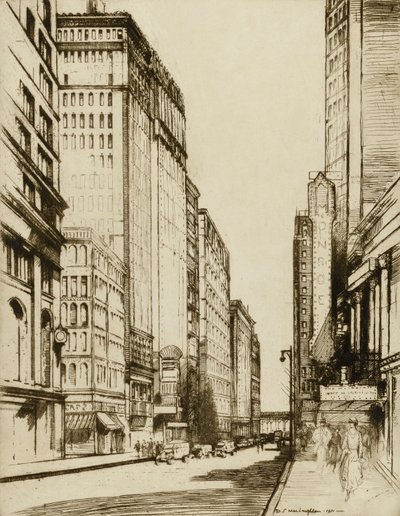 Chicago, Monroe Street door Donald Shaw MacLaughlan