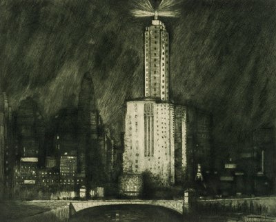 Chicago, de Wacker Drive door Donald Shaw MacLaughlan