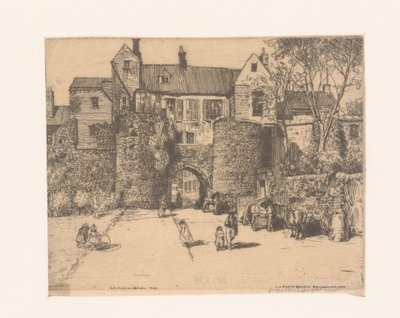 De Porte Gayole in Boulogne-sur-Mer door Donald Shaw MacLaughlan