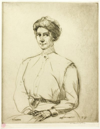 Droge naald nummer één: Portret door Donald Shaw MacLaughlan