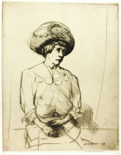 Droge naald nummer twee: Portret door Donald Shaw MacLaughlan