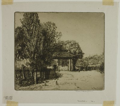 Emelia, Italië door Donald Shaw MacLaughlan
