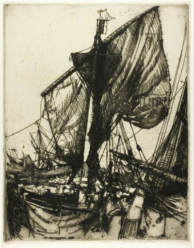 Vissers van Chioggia door Donald Shaw MacLaughlan