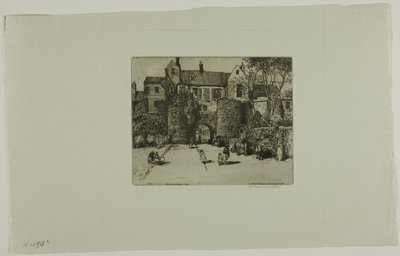 La Porte Gayole, Boulogne-sur-Mer door Donald Shaw MacLaughlan