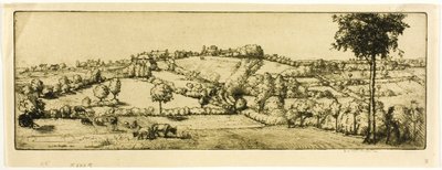 Landschap, Bretagne door Donald Shaw MacLaughlan