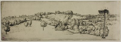 Landschap, Bretagne door Donald Shaw MacLaughlan