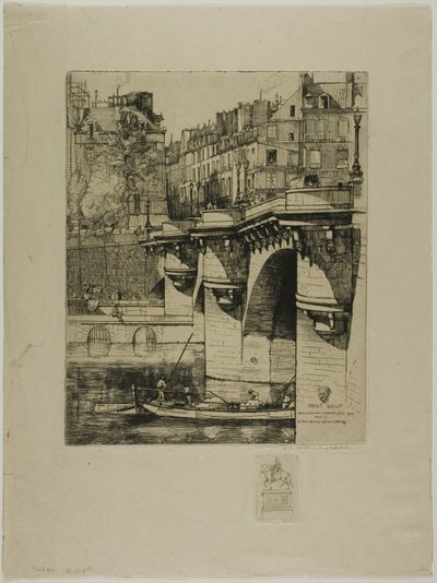 Le Pont Neuf, Parijs door Donald Shaw MacLaughlan