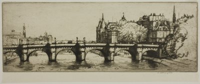Le Pont Neuf, Parijs door Donald Shaw MacLaughlan