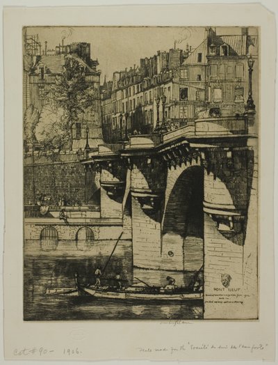 Le Pont Neuf, Parijs door Donald Shaw MacLaughlan