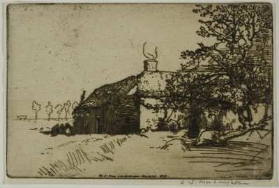 De Twee Hutten door Donald Shaw MacLaughlan