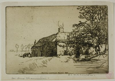 De twee huisjes door Donald Shaw MacLaughlan
