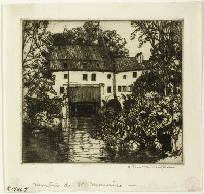 Molen St. Maurice door Donald Shaw MacLaughlan