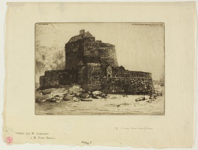 Oud Fort bij Ambleteuse door Donald Shaw MacLaughlan