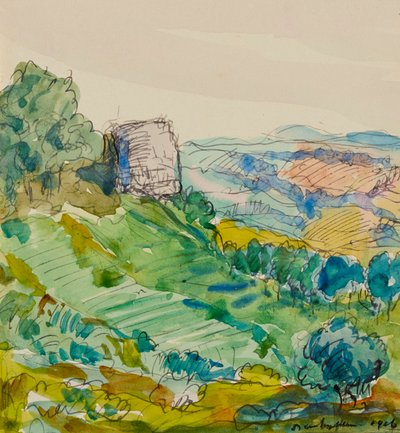 Op weg naar Gaillac door Donald Shaw MacLaughlan
