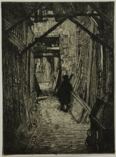 Passage, Rouen door Donald Shaw MacLaughlan