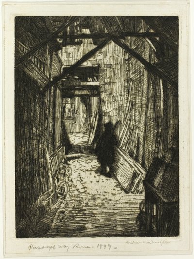 Doorgang, Rouen door Donald Shaw MacLaughlan