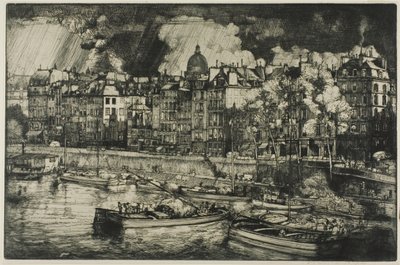 Quai des Grands Augustins, Parijs door Donald Shaw MacLaughlan