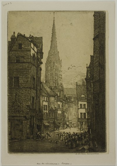 Rue du Chasseur, Rouen door Donald Shaw MacLaughlan