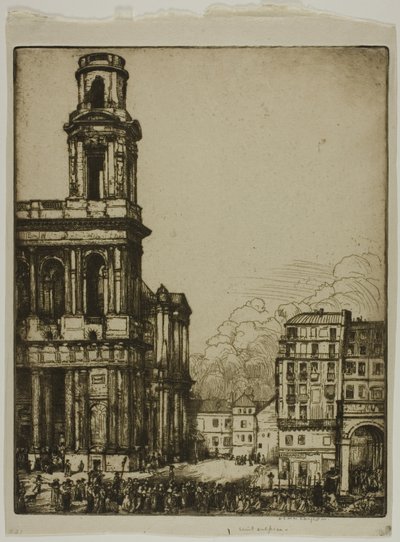 Saint Sulpice, Parijs: La Petite Tour door Donald Shaw MacLaughlan