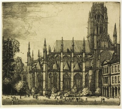 St. Ouen, Rouen door Donald Shaw MacLaughlan