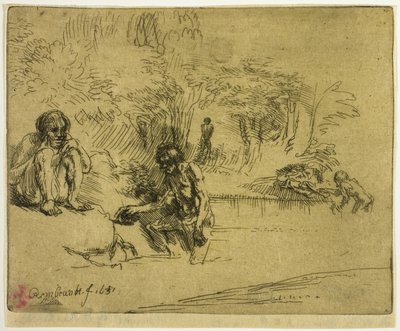 De baders door Donald Shaw MacLaughlan