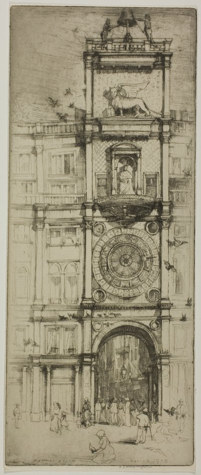 De Klokkentoren, Venetië door Donald Shaw MacLaughlan