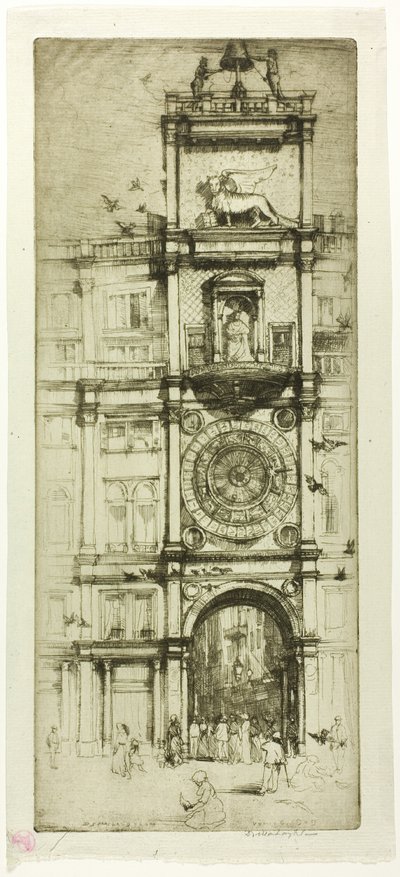 De Klokkentoren, Venetië door Donald Shaw MacLaughlan