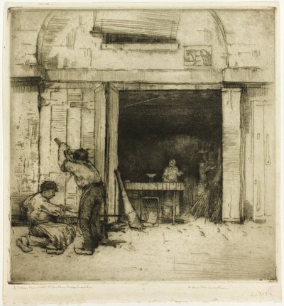 De kopersmeden door Donald Shaw MacLaughlan