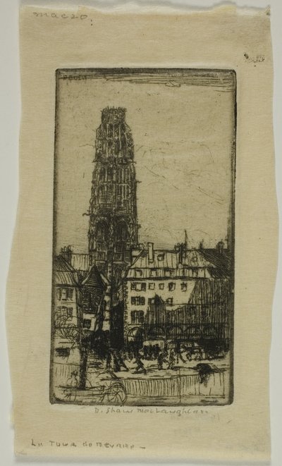 Tour de Beurre, Rouen door Donald Shaw MacLaughlan