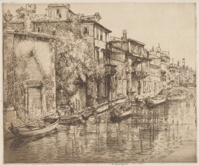 Venetiaanse middag door Donald Shaw MacLaughlan