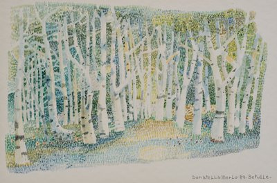 Berkenbos door Donatella Merlo