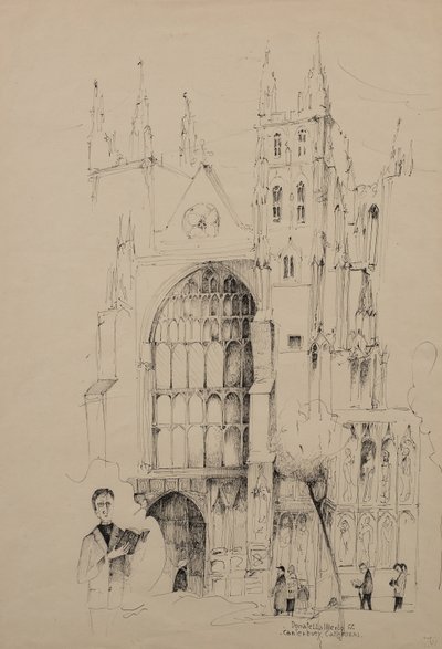 Kathedraal van Canterbury door Donatella Merlo