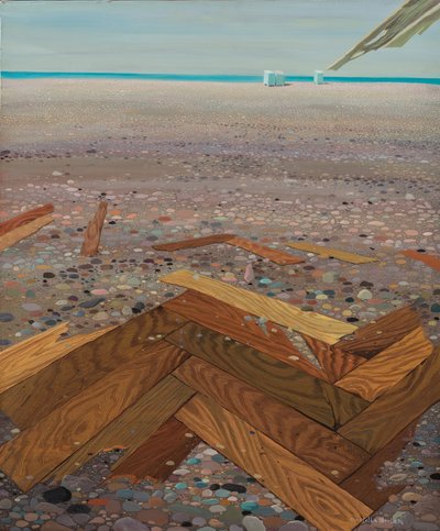 Vloer op het strand door Donatella Merlo