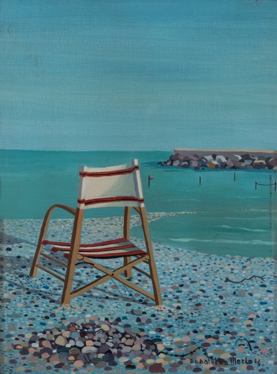 Op het strand door Donatella Merlo