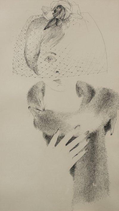 Zelfportret door Donatella Merlo