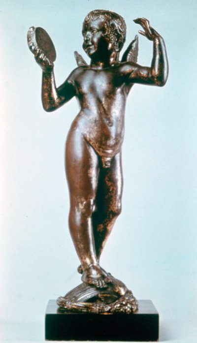 Engel met tamboerijn, 1429 door Donatello