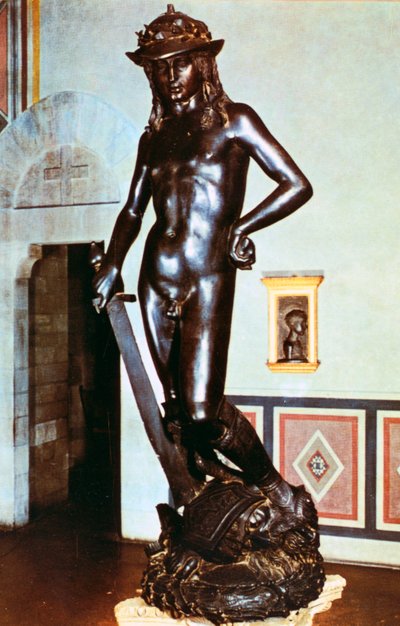Bronzen standbeeld van David, c1430-1440 door Donatello
