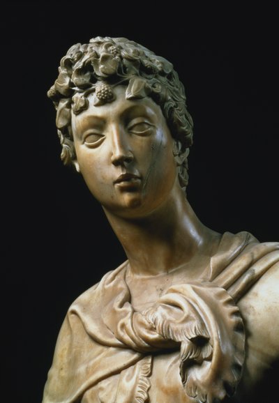 David (detail) door Donatello