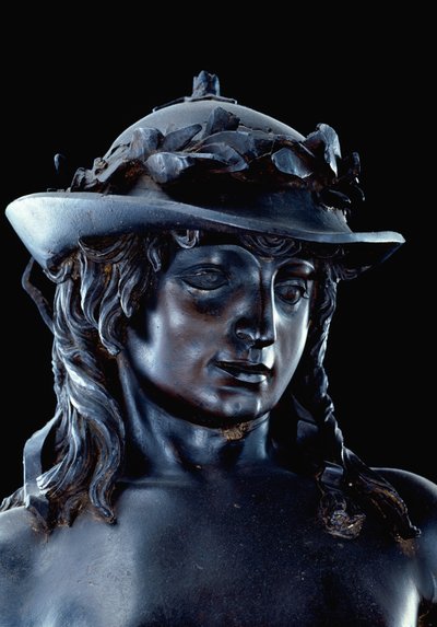 David (detail) door Donatello