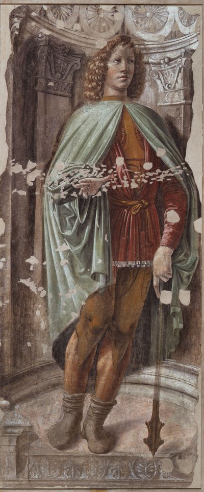 Man met een Knots Uomo dalla mazza, ca. 1487-1488 door Donato Bramante