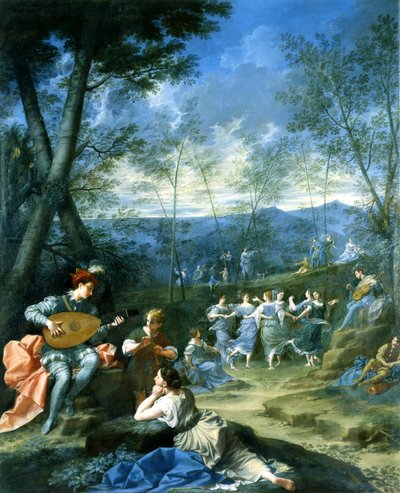 Dans van de nimfen, c.1725 door Donato Creti