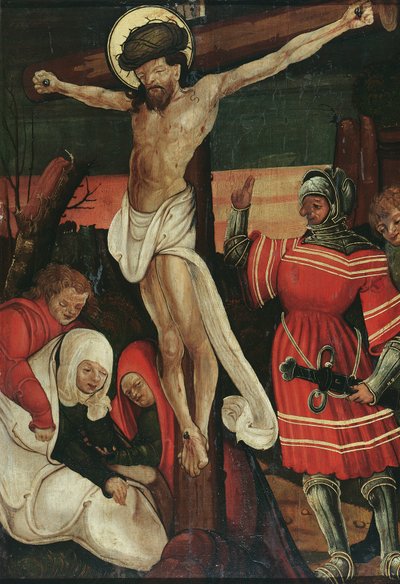 Kruisiging van Christus door Donauländischer Maler