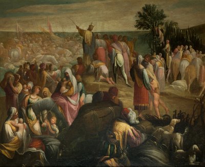 De Israëlieten steken de Rode Zee over, ca. 1610 door Donducci