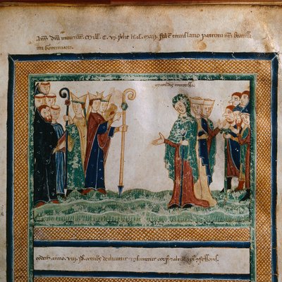 Matilda van Toscane Uit: Vita Mathildis di Donizone di Canossa, Tussen 1111 en 1115 door Donizone di Canossa