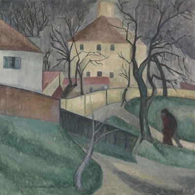 Herfstkou, 1916 door Dora Bromberger